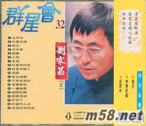 群星會(huì)32 劉家昌(2)專輯背面圖片
