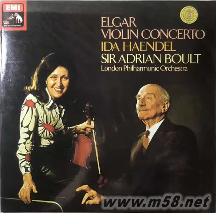 艾爾加 : 小提琴協(xié)奏曲 Elgar : Violin Concerto 黑膠專輯正面圖片