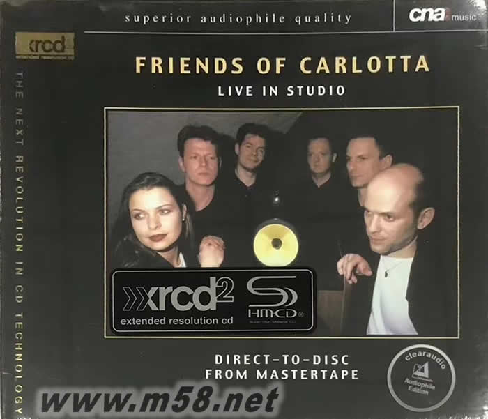 LIVE IN STUDIO 絕世歌聲 NEW XRCD專(zhuān)輯正面圖片