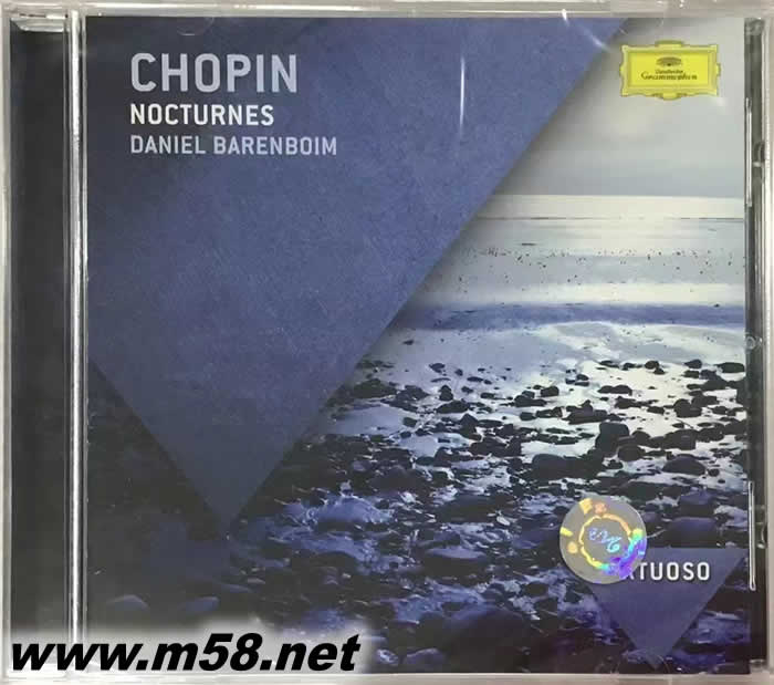 蕭邦:十三首夜曲 CHOPIN NOCTURNES VIRTUOSO大師系列專輯正面圖片